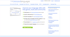 Desktop Screenshot of bitesizedlanguages.com